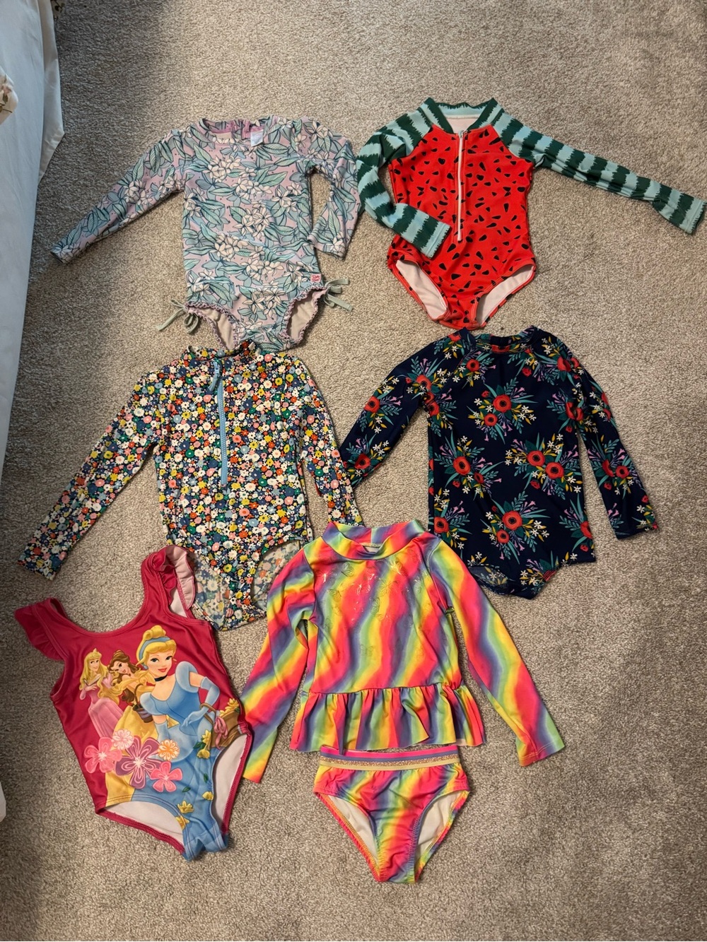 Girls swimsuit bundle 4/5T